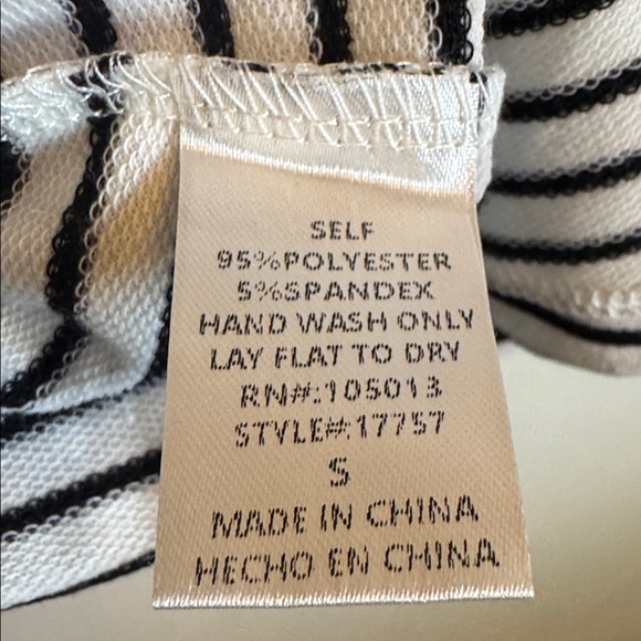 NWT Savanna Jane Marigold Embroidered Striped Top Size Small Boho Western Chic - Picture 6 of 6